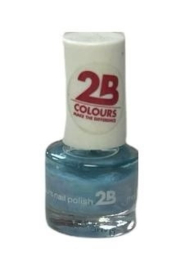 Vernis 2B Colours 042 Mat Satin Pastel Blue 5,5 ml – Bleu pastel mat