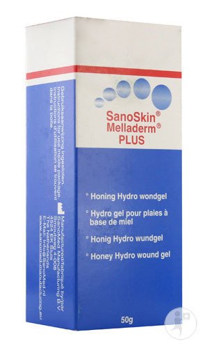 Melladerm® Plus Gel au Miel – Tube 50g pour soins de plaies