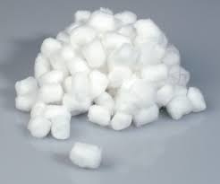 Boules de coton (100%) 60gr 100pcs