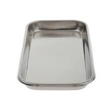 Plateau d'instruments INOX 200x255x40mm