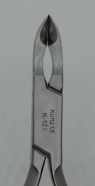 Pince coupante 140mm, bec allongée et courbée (K121)66gr