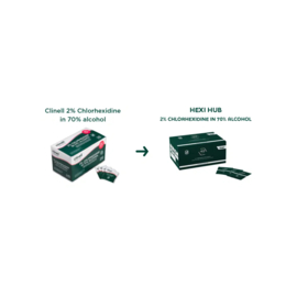 Clinell 2% Chloorhexidine Alcoholdoekjes – 240 stuks