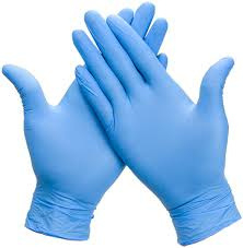 Gants, EXTRA PETIT 100pcs, Nitrile, Bleu, Vitals