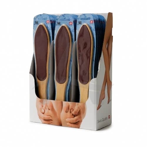 Râpe à pieds Bio-Sana – Bois durable, double face & antibactérienne