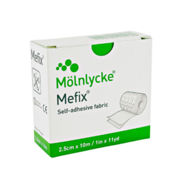 Mefix Fixatiepleister 2,5cmx10m/rol