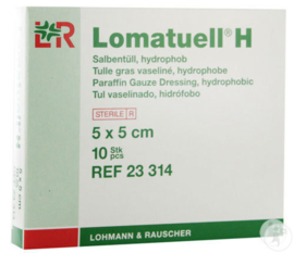 Lomatuell H STERILE 5x5cm 10pcs