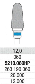 Frees Carbuur-/Hardmetaal - Standaard snijvlak, L:12 Ø:6,0