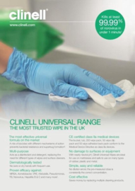 Clinell universal doekjes emmer met 225 stuks