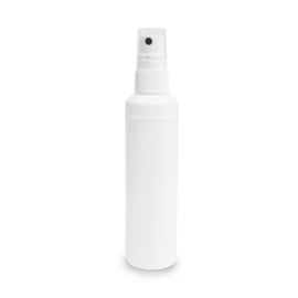 Flesje 100ml met verstuiver (wit plastic) /st