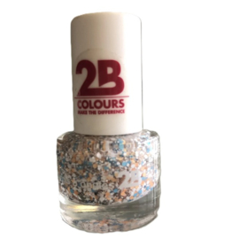 2B  Colours make the difference nail polish 052 Carnival Dots Bright