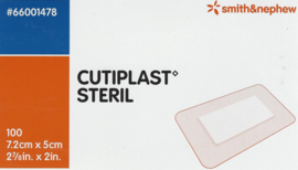 Cutiplast Steriel 7,2x5cm /100st