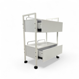 P Clinic trolley Paris met 2 laden voor salonapparatuur en producten