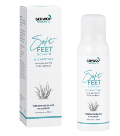 Gehwol Soft Feet Schuim 125ml – Snelle verzorging met Aloë Vera & Olijfolie
