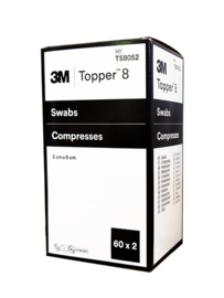 Topper8 - 5x5cm - 4PLY /25pcs x5 STERILE