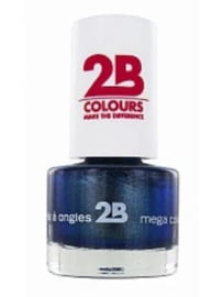 Vernis 2B Colours 039 Sugar Metal Turquoise 5,5 ml – Brillance bleu-vert
