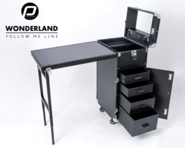 CLINIC CLUB WONDERLAND MOBIELE MANICURETAFEL KOFFERMODEL MET BLUETOOTH MUSIC