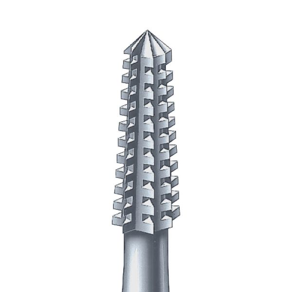 Fraise fissure en acier Busch 39RS Ø 1,2 mm – Précision et puissance pédicure