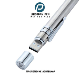Likdoorn Licht Pen Oplaadbaar Duo Licht RVS
