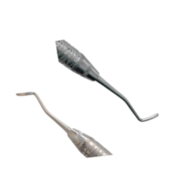 Johann Kruss Tamponneerhaak/Excavator 17 cm – Fijn, RVS, Dubbelzijdig