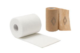 Mepi Press 2 2-laags meercomponenten compressiesysteem met indicator.