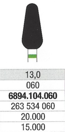 Frees Grof, L:13 Ø:6,0