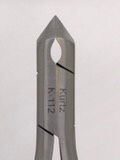 Pince transversale 140mm avec 2 points, arrondi (diabétique) (K-112)104gr