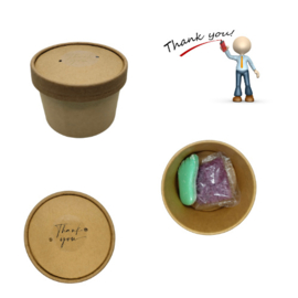 Boîte cadeau avec savon pied vert & sel de bain – parfait pour votre salon