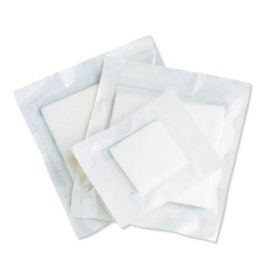 Non Woven Swabs - 5x5cm - 4-lagen - 5stx25zakjes - STERIEL