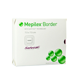 Mepilex Border Lite Pansement 7,5cmx7,5cm/pc