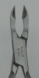 Pince coupante 140mm, bec allongée et courbée (K121)66gr