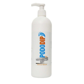 PodoDip Voetenbalsem Soft Honing & Yoghurt 500 ml