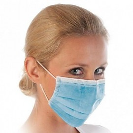 Mondmasker Medisch - T-IIR Blauw /50st