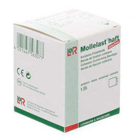 Mollelast Haft Cohesief Fixatiewindel 4cmx4m 1.6 in 4.4yd/1rol