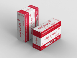 Lames de bistouri/lames de scalpel - N°10 Stérile/100 pcs