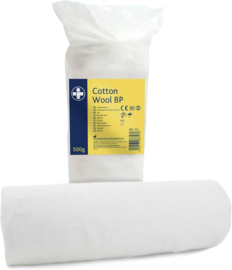 Wattenrol (100% katoen)  30cm breed 500gr cotton wool