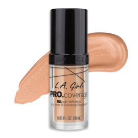 LA Girl Pro Coverage HD Liquid Foundation GLM643 Porcelain