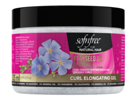 Sofn' Free Curl Elongating Gel with Flaxseed Oil & Rosewater 325ml