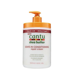 Cantu Shea Butter Leave In Conditioning Repair Cream Salon Size 680 gr