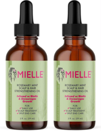 2 X Mielle Rosemary Mint Strengthening Hair Oil