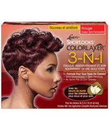 Pink ShortLooks Color Relaxer Kit Red