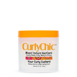 CurlyChic Your Curly Custard Medium Hold For Longer Lasting Curls 326gr