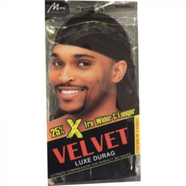 Murry Collection VELVET Luxe Durag Black