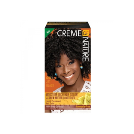 Creme Of Nature Moisture Rich Hair Color Kit C10 Jet Black