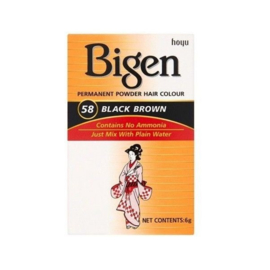 Bigen Hair Color Black Brown 58