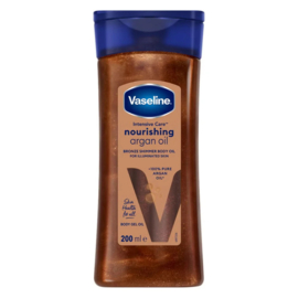 Vaseline Body Oil Argan Shimmer 200 ml – Glow Body Oil met Arganolie
