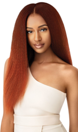 Outre Human Hair Premium Blend Clip-In Big Beautiful Hair KINKY STRAIGHT 18″