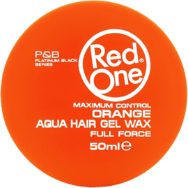 Red One Aqua Hair Wax Orange Mini 50ml