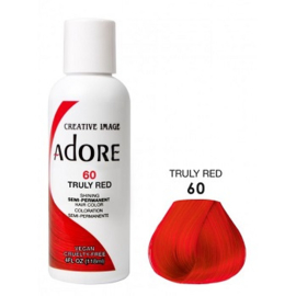 Adore Semi Permanent Hair Color 60 - Truly Red 118 ml
