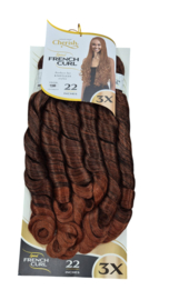Cherish 3X Spiral Pre Stretched French Curl Braid 22 inch