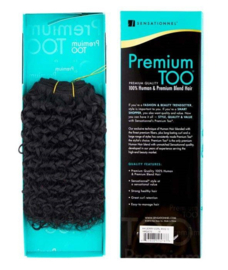 Sensationnel P.Too Human Hair & Premium Blend MIX Jerry Curl 14inch